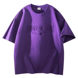 Футболка унисекс EOOVEN, фиолетовая (в комплекте одна фирменная футболка)