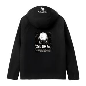 CAMEL Ветровка All weather Breathable Abrasion Resistant Lightweight Cold Resistant Unisex Black