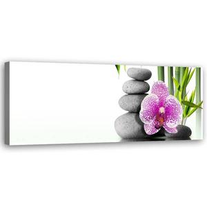 Картина арт-принт KUNSTLOFT Pink Orchids on Stones 4, белый