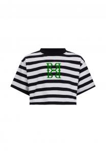 Футболка с принтом Retour Jeans, черный