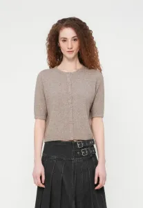 Кардиган vmdoffy с воротником 2/4 и пуговицами Vero Moda, Moon Rock Melange