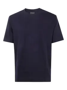 Фактурная футболка EMPORIO ARMANI, синий