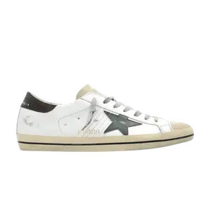 Кроссовки Golden Goose Superstar Classic White Seedpearl Green, белый