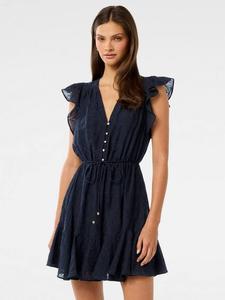 Платье-мини Maxine с рукавами-фонариками Forever New, Navy