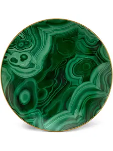 Тарелка malachite, 31 см, L'Objet, зеленый