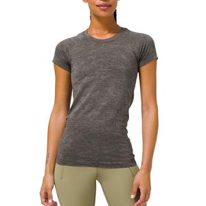 Футболка Swiftly Tech женская смешанный камуфляж черный/серый зеленый Lululemon, смешанный цвет камуфляж черный/серый зеленый