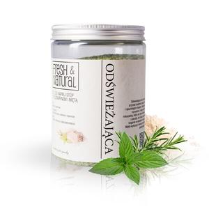 Освежающая соль для ванн для ног, 1000 г Fresh & Natural
