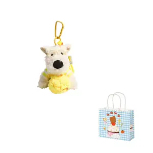 Очаровательный плюшевый кулон West Highland в виде мороженого, высота 12см Dolls and bears dance