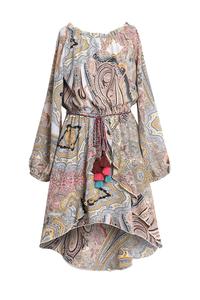 Повседневное платье с принтом пейсли для больших девочек Truly Me, мультиколор