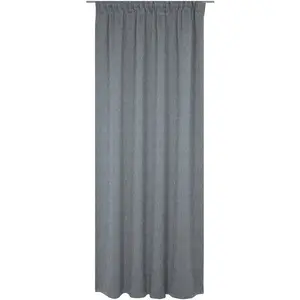 Штора Torbole с многослойной лентой, 1 шт. Wirth, темно-синий