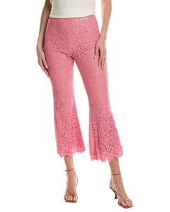 Коллекция Michael Kors Брюки клеш из смесового шелка Michael Kors Collection, розовый