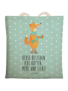 Шоппер Mr. & Mrs. Panda, цвет türkis pastell