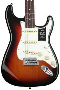 Электрогитара Fender Player II Stratocaster - трехцветный санберст с грифом из розового дерева