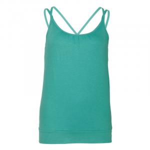 Топ Yamadhi Yoga Spaghetti, органический хлопок, бирюзовый (бирюзовый)