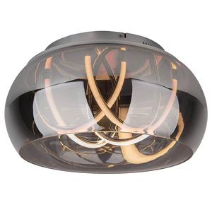 Светодиодный потолочный светильник Näve Malou, дымчатое стекло / алюминий - 3 пламени