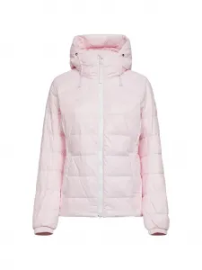 Пуховик с капюшоном Canada Goose, розовый