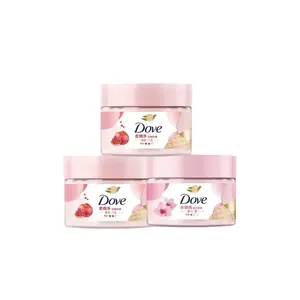 Скрабы для тела увлажняющие фруктовый аромат 280g/280g*2/280g*3 бутылки отшелушивающие увлажняющие очищающие ароматные Dove