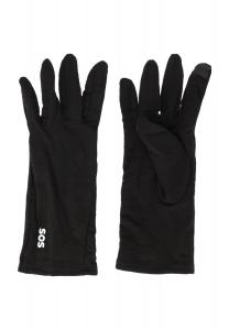 Лофотенские перчатки из мериносовой шерсти, регулирующей температуру SOS, черный