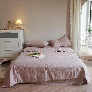 Generic Комплект постельного белья из 100% хлопка, легкое дышащее одеяло, машинная стирка