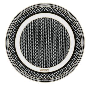 Rosenthal Versace La Greca Signature Черная тарелка для зарядного устройства 33 см Rosenthal meets Versace, белый/золотой/черный