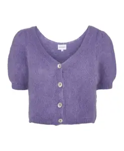 Сиреневый кардиган с V-образным вырезом Americandreams, фиолетовый