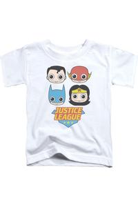 Футболка с коротким рукавом для детей "Lil League" Justice League of America Gildan, белый