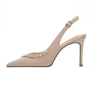 Женские туфли на тонком каблуке и высоком каблуке WOXXXN, Black