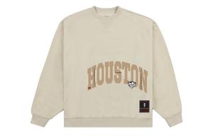 Свитшот Mitchell & Ness Houston Cougars Travis Scott, коричневый