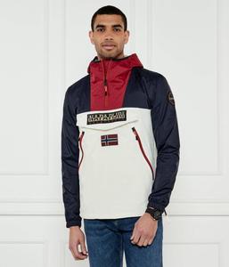 Куртка мужская Napapijri с капюшоном и высоким воротником, мультиколор