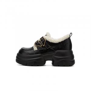 DAPHNE Лоферы женские, черно-коричневые