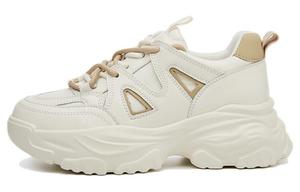 Кроссовки женские толстые с низким верхом цвета молочный чай Daphne, цвет Milk tea