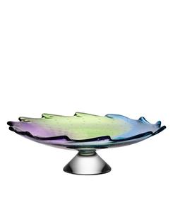 Блюдо с маками Kosta Boda, мультколор