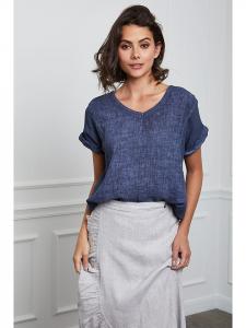 Футболка La Compagnie Du Lin, темно-синий