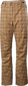 Helly-Hansen W St. Moritz Ins 2.0 Pant - женские водонепроницаемые лыжные брюки, высокая талия, 4-сторонняя растяжка, утеплитель PrimaLoft Helly Hansen, 765 Warm Tan