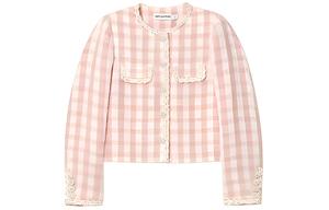 Селфи Пальто и Куртки Женские Красная и Розовая Клетка Self-portrait