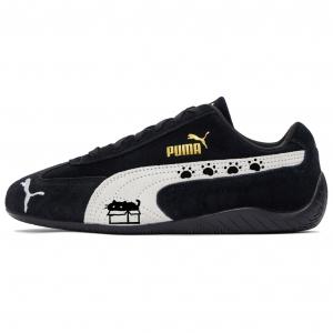 Puma Низкие повседневные кроссовки Speedcat, унисекс, черный с белым