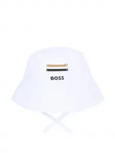 Панама с нашивкой-логотипом Boss Kidswear, белый