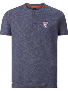 Классическая футболка Jan Vanderstorm Shirt Benkt, темно-синий