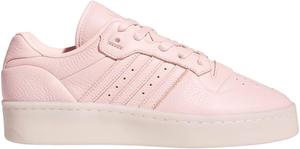 Мужские баскетбольные кроссовки Adidas Rivalry Lux Low, слоновая кость/розовый