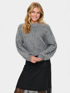 Свитер Madeleine с отделкой из искусственного жемчуга Saint Tropez, Gunmetal