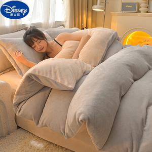 Disney Пододеяльник 180х220 см, вельвет, цвет Gray Cream - Milk Velvet