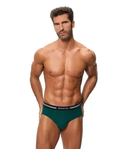Мужские сверхудобные трусы из эластичного хлопка Abanderado, зеленый