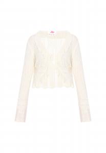 MYMO Кардиган из трикотажа в цвете off white