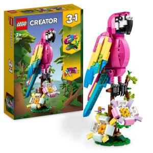 LEGO CREATOR 3in1 Экзотический розовый попугай (31144) БЛОКИ ПОДАРОК