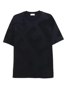 Футболка с графичным принтом Ferragamo, синий