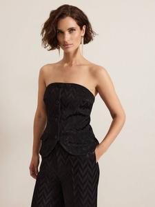 Топ Adalynn с бретелями-бандо Phase Eight, Black