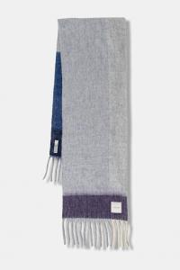 Шарф с шерстью Calvin Klein, фиолетовый