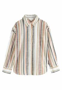 Блуза Next PETITE FIT, White Stripe/White