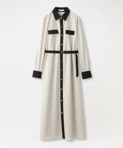 Двухцветное платье Loveless, цвет Beige