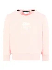 Толстовка с логотипом Lacoste Kids, розовый